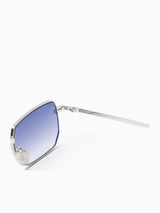 Common Sense Unisex Sunglasses with Silver Metal Frame CS012
