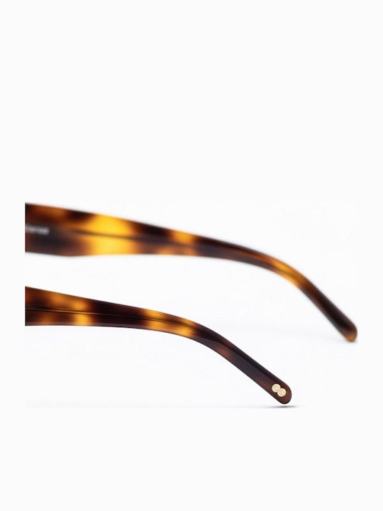 Common Sense Women's Sunglasses with Brown Tartaruga Plastic Frame and Brown Lens 489330