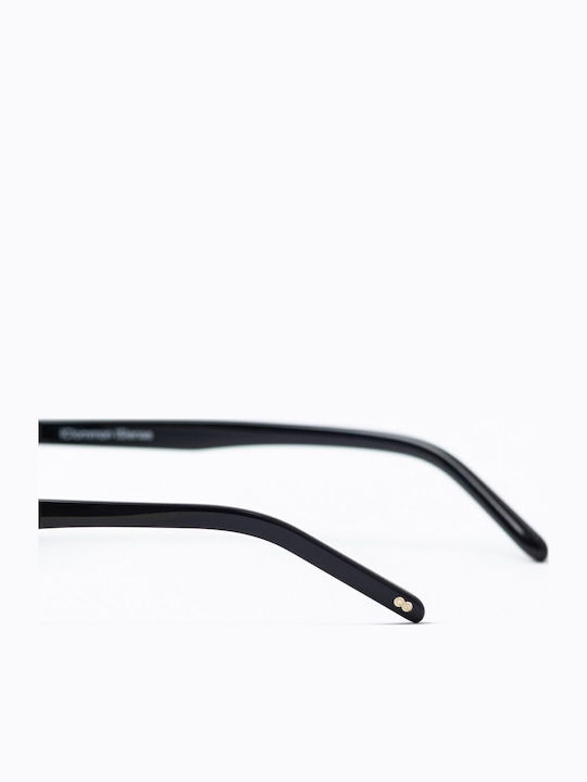 Common Sense Men's Sunglasses with Black Frame and Black Lens 489313