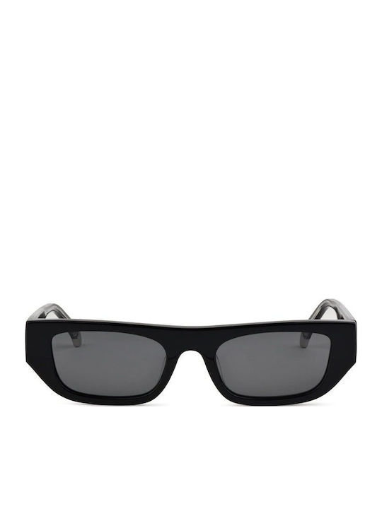 Oscar & Frank Dostyk Unisex Sonnenbrille mit Schwarz Kunststoff Gestell und Schwarz Linse 477029