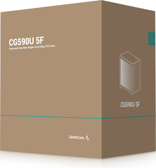 Deepcool CG590U 5F Gaming Midi Tower Κουτί Υπολογιστή με Πλαϊνό Παράθυρο και ARGB Φωτισμό Μαύρο
