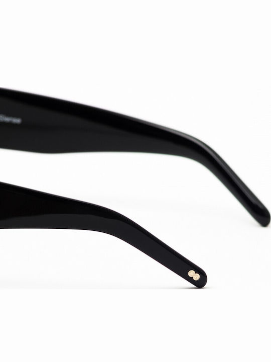Common Sense Men's Sunglasses with Black Plastic Frame and Black Lens 467971