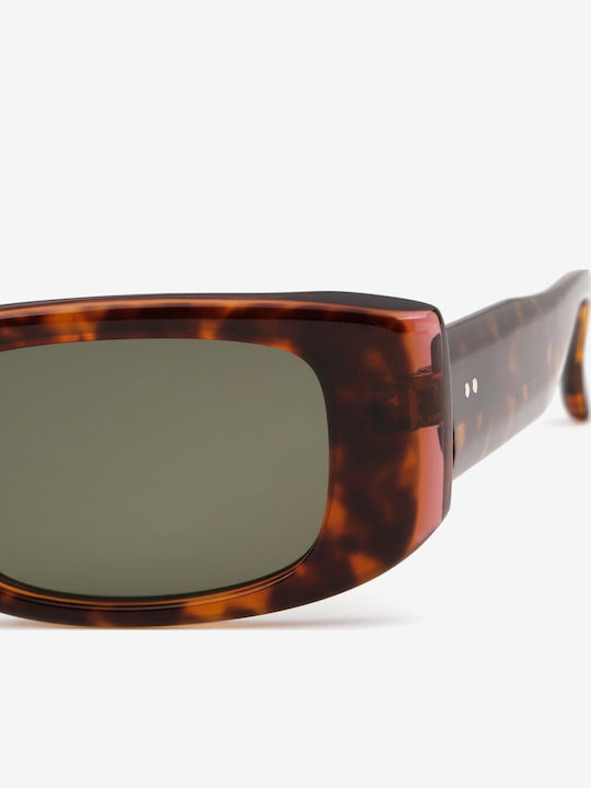 Projekt Produkt Men's Sunglasses with Brown Tartaruga Plastic Frame and Brown Lens 476397
