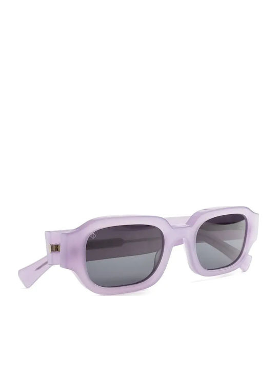 Faos Mykonos Damen Sonnenbrille mit Lila Kunststoff Gestell und Lila Linse 474361