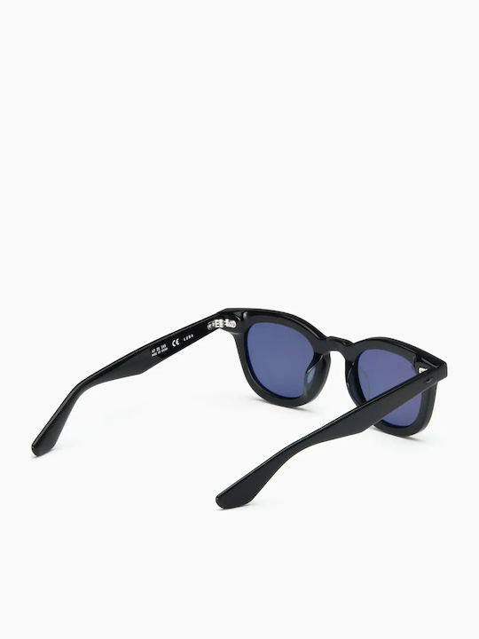 Akila Men's Sunglasses with Black Plastic Frame and Black Lens 424816