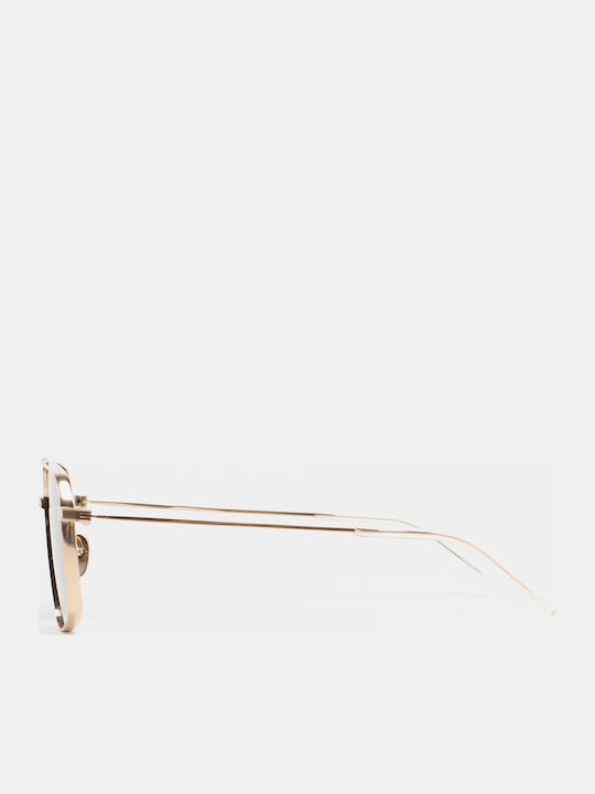 Kaleos 003 Men's Sunglasses with Gold Metallic Frame and Gradient Lens DONNELLY 3