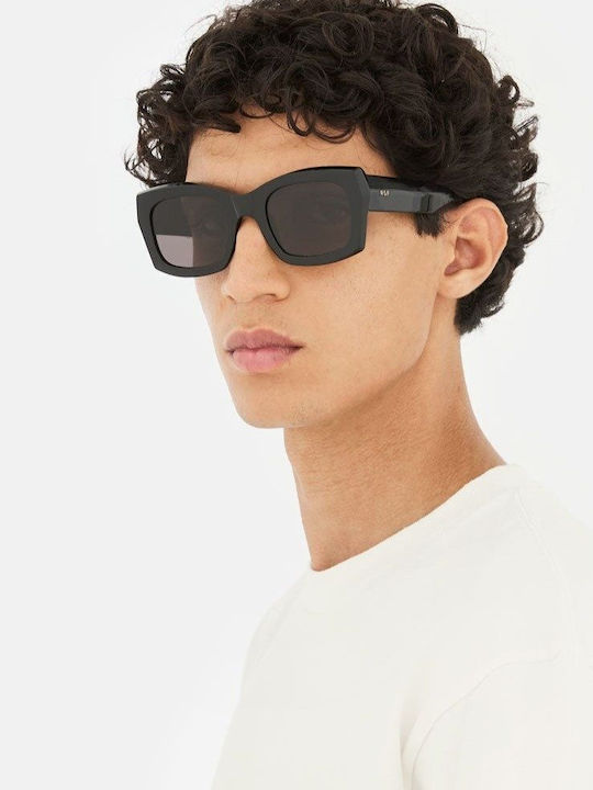 Retrosuperfuture Sunglasses Μαύρα with Acetate Frame & Black Lens