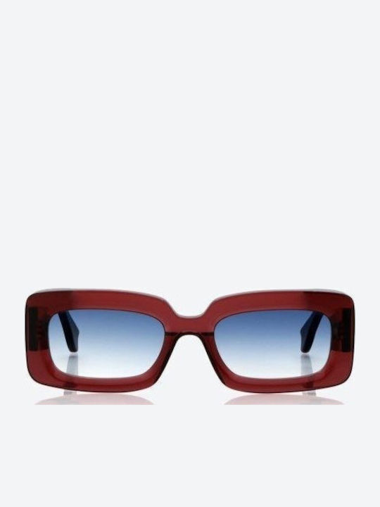 Monokol Sunglasses Κόκκινα with Acetate Frame & Blue Lens Monokol Sunglasses Κόκκινα with Acetate Frame & Blue Lens