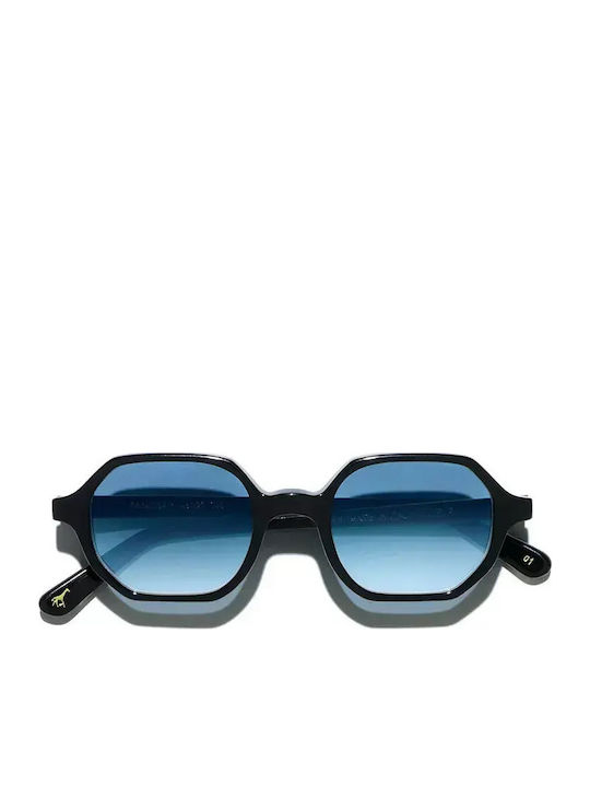 L.G.R. Zanzibar Unisex Ochelari de soare cu Cadru Black 01 / Blue Gradient Photochromic