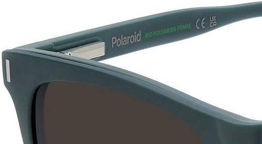 Polaroid Frauen Brillengestelle mit Rezept Pld 6202/cs Pyw Clip-On Grünes Grau