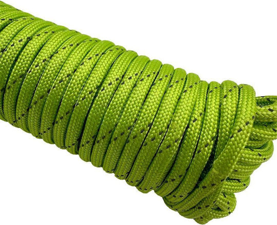 Redcliffs Linka Reflective Tourist Rope 15m Green Redcliffs