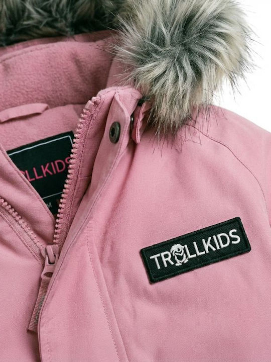 Trollkids 387-231 Παιδική Ολόσωμη Φόρμα Σκι & Snowboard Ροζ