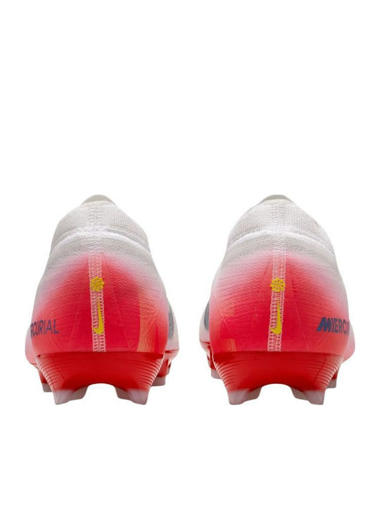 Mercurial Vapor 16 Pro FG Детски Футболни Обувки с Бутони Бежови