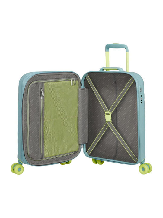American Tourister Reise Koffer Kabine Hart Muted Mint mit 4 Räder Höhe 55cm 159930-B012