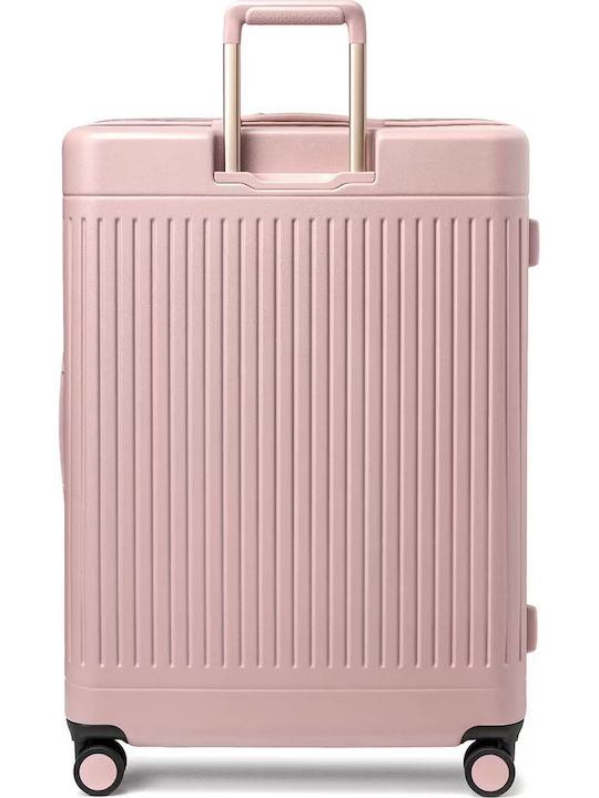 Puccini Reise Koffer Kabine Hart Rosa Mit 4 Räder Höhe 31cm