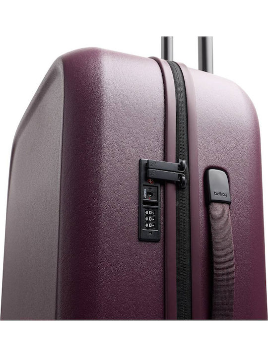 Bellroy Μεσαία Βαλίτσα Ταξιδίου Σκληρή Fig με 4 Ρόδες
