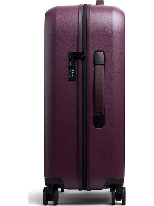 Bellroy Μεσαία Βαλίτσα Ταξιδίου Σκληρή Fig με 4 Ρόδες
