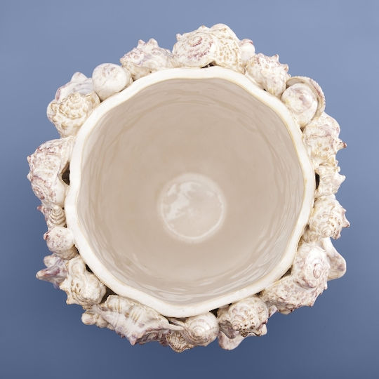 Werner Voss Decorative Beige Ceramic Vase