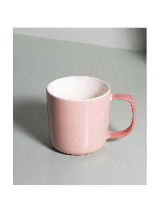 Cană Ceramică Roz 370ml