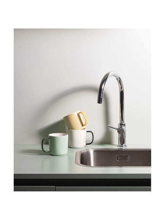 Чаша Керамична Бяла 370ml