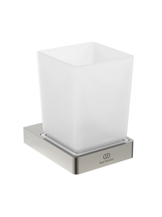 Ideal Standard Conca Wandmontierter Getränkehalter Silber 8014140479277