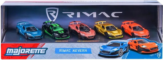 Set 5 Mașinuțe Metalice Rimac Nevera 7.5cm