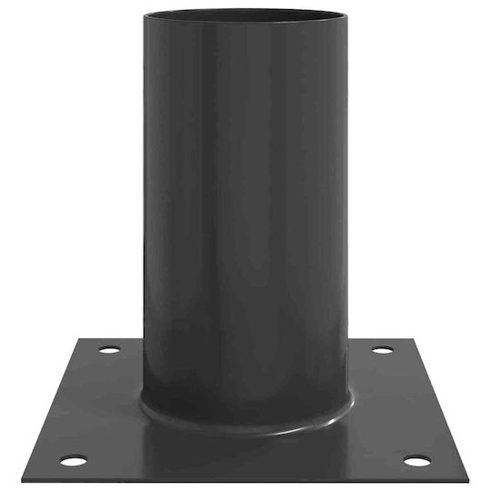 vidaXL Post Support for Garden Fence Made of Metal 15x15x15cm 4 Pieces