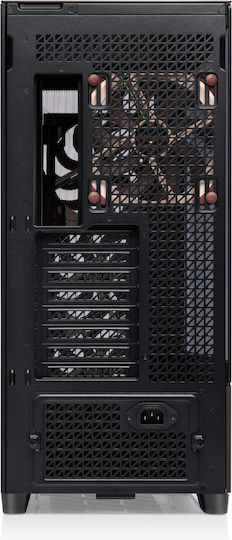 Antec Flux Pro Gaming Vollständiges Turm Computergehäuse mit Seitenfenster Noctua Edition Schwarz/Wood