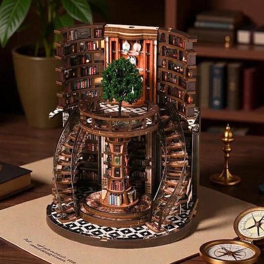 Căsuță Miniaturală Book Nook Cerc Cărți Vechi