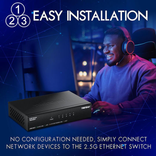 Trendnet TEG-S351 L2 Суич с 5 Ethernet Порта