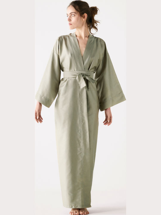 Kentia Kimono Für Strand Grün