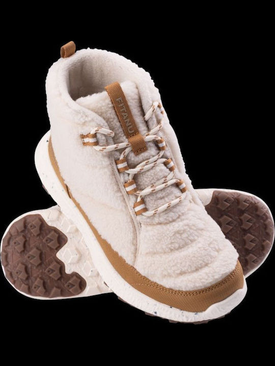 Women's Snow Boots with Fur Beige