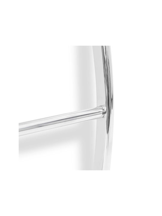 Relaxdays Wall-Mounted With Screws 70x56.5cm Inox Gray