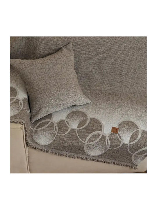 Borea Decken & Couchdecken 0 X Viersitzer-Sofa Überwurf 180x350cm Ecru