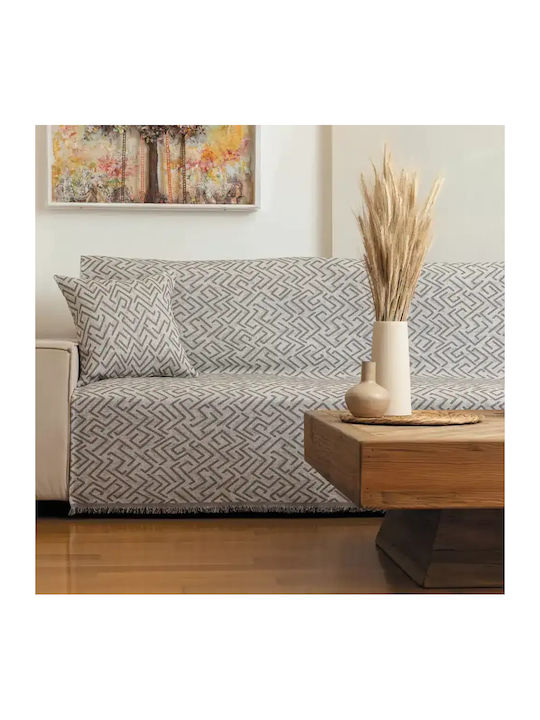 Borea Nama Three-Seater Sofa Throw 180x300cm Beige