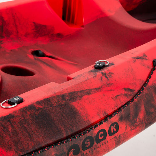 SCK Nereus Hd 2902 Plastik-Kajak Angeln 2 Personen Rote