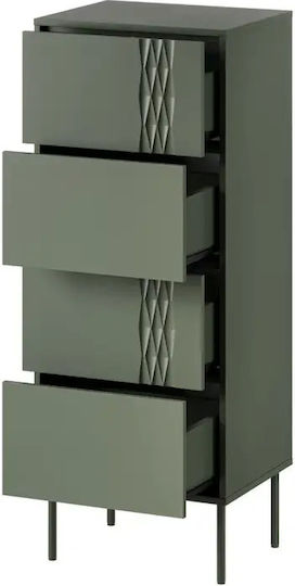 Sertar De Depozitare 4s Tresse Chest Metalic L50xL40xÎ125cm