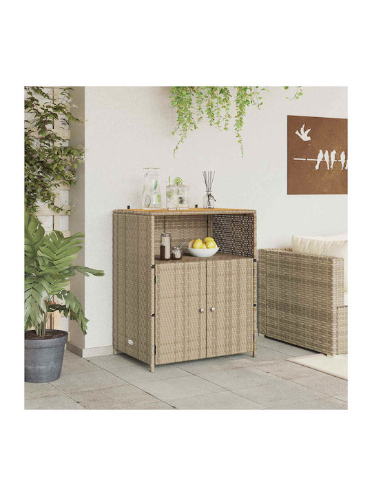 Cabinet de depozitare din lemn masiv L70xW50xH87buc