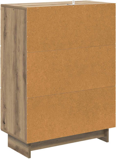 Metal Storage Cabinet L66xW34.5xH90cm