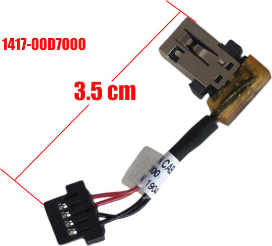 DC Power Jack Socket Laptop Acer Switch 5 Sw512-52 Sw512-52-55dy Aspire Alpha 12 Sa5-271 Sa5-271p 1417-00d7000 50.lb9n5.004 3.5cm 4pins Code 31095