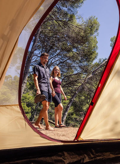 Coleman Sommer Campingzelt Igloo Beiges für 3 Personen 180x180x120cm