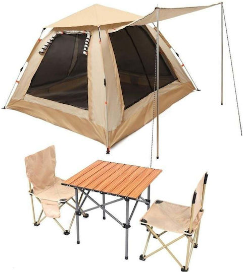 Belle Vous Cort de Camping Maro pentru 4 Anotimpuri pentru 4 Persoane 195x195x135cm