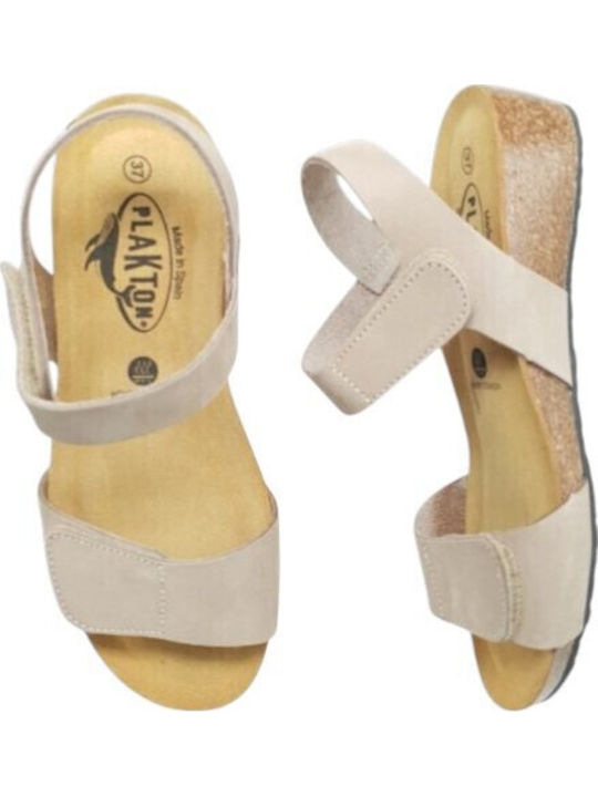 Leather Women's Anatomic Beige Sandals