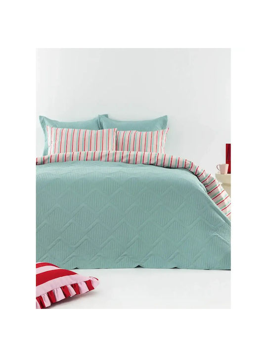 Palamaiki Sam Σετ Κουβερλί Μονό Microfiber Denim 160x240cm 2τμχ