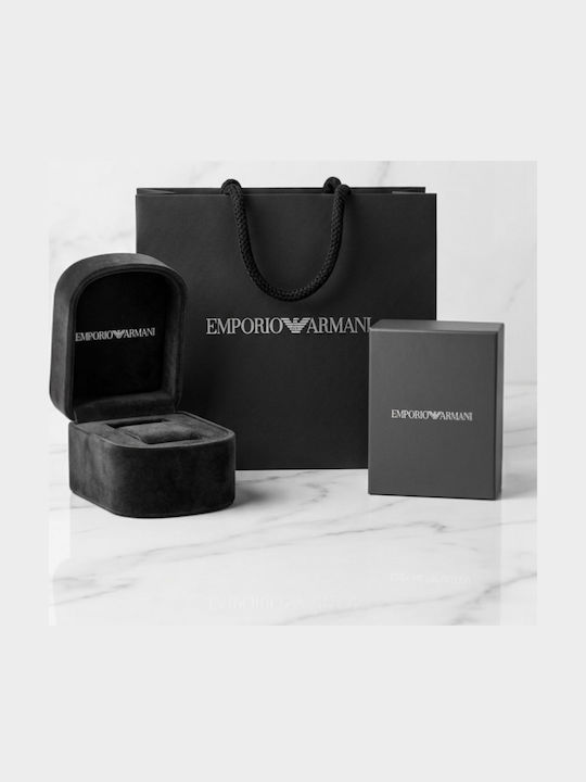 Emporio Armani Earrings made of Steel with Stones