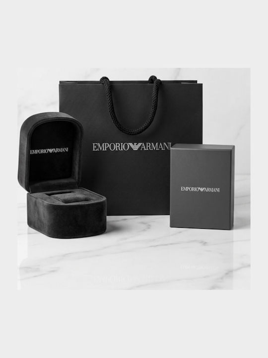 Emporio Armani Мансети от Inox в Сребрист Цвят