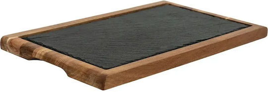 Hölzernes Servierplatte 39x24cm pl1059