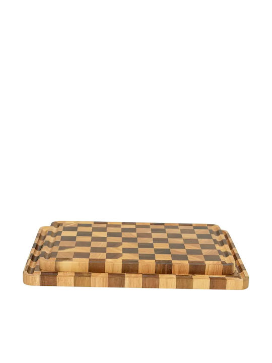 End Grain Servierplatten Hölzernes 40x28cm pl505.033
