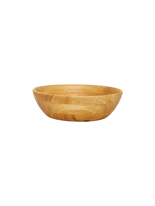 Ξύλινο Μπολ Από Rubberwood 17.7x5.4 Εκ.