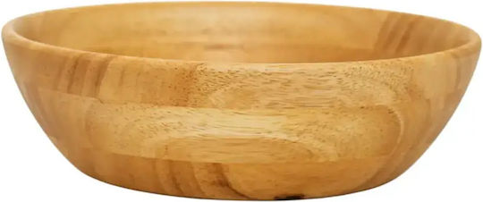 Ξύλινο Μπολ Από Rubberwood 17.7x5.4 Εκ.